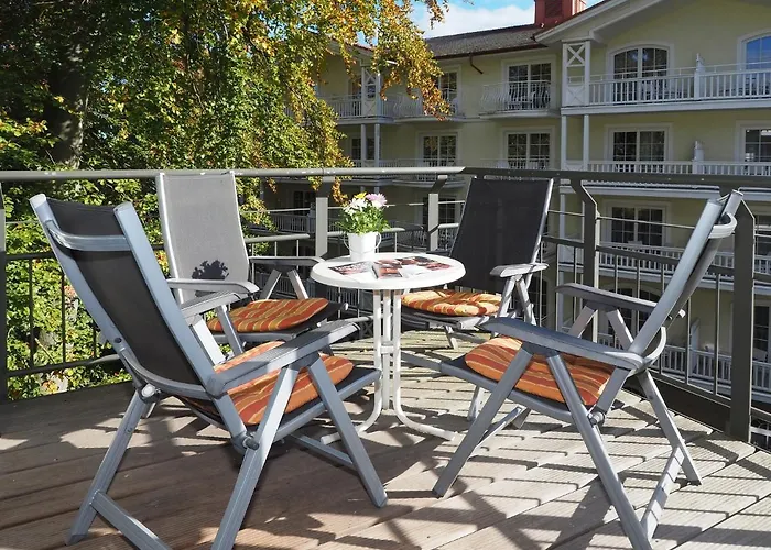 Kaiservillen Heringsdorf - Ferienwohnung Mit 1 Schlafzimmer Und Balkon D122